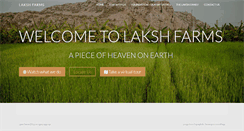 Desktop Screenshot of lakshfarms.com