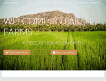 Tablet Screenshot of lakshfarms.com